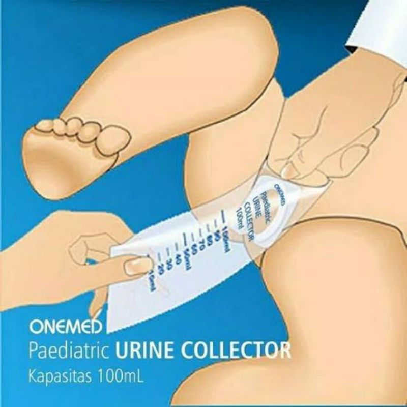 Pediatrik Urine Collector 100 Ml Onemed Kantung Tampung Urin Anak / Satuan