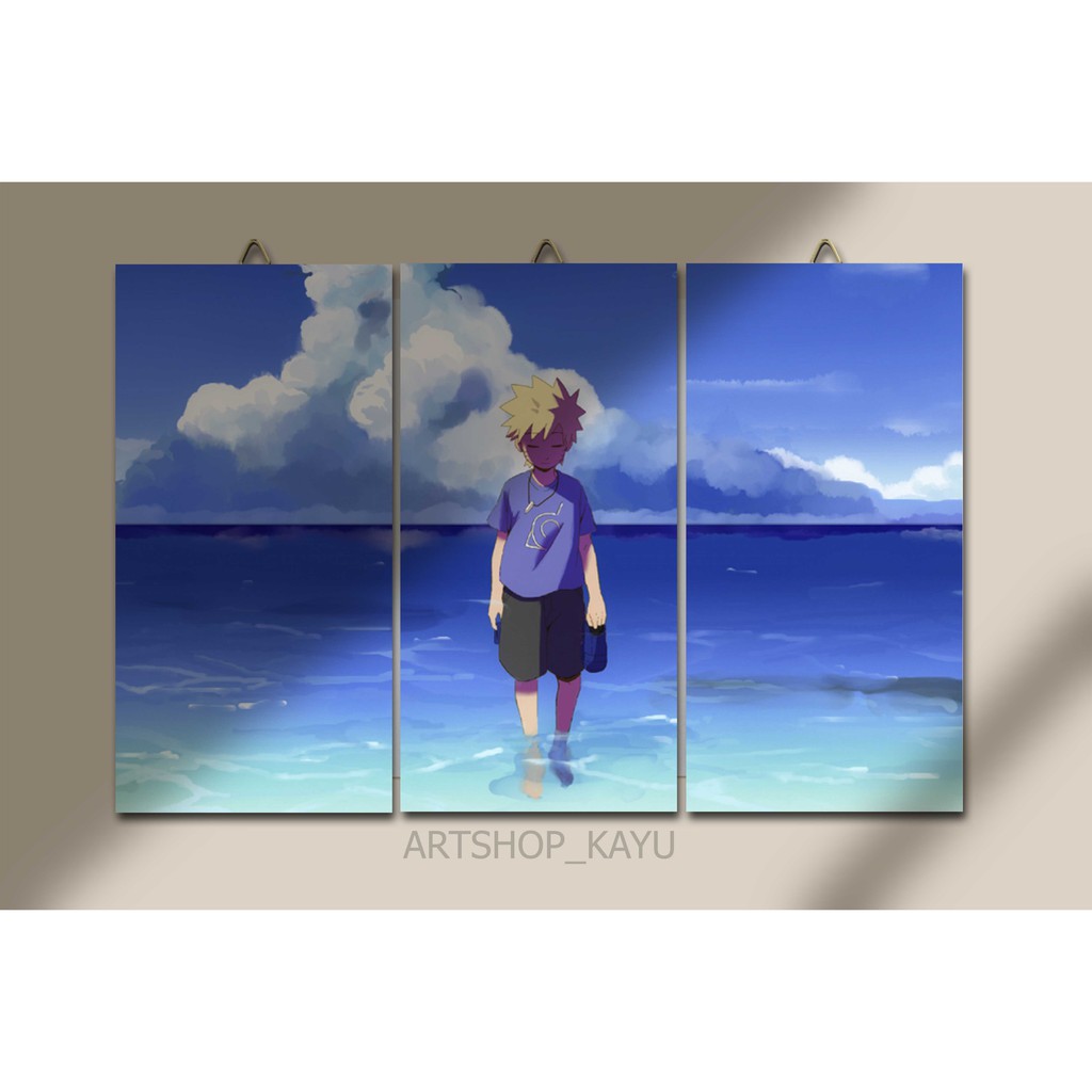 Hiasan dinding PAJANGAN NARUTO / BORUTO Poster Kayu / dekorasi dinding / dekorasi kamar / walldecor