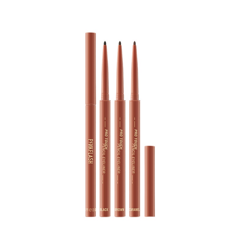 PINKFLASH #InfallibleLine Hyperfine Halus Gel Eyeliner Pensil Pigmen Tinggi Tahan Air Tahan Lama Eyeliner Pencil-1