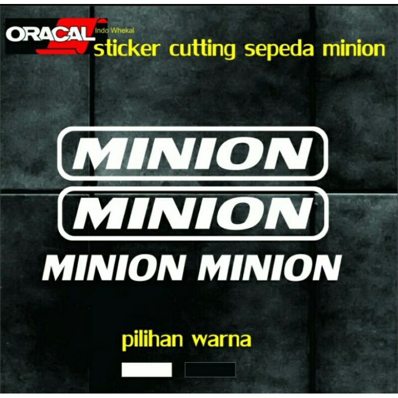 STIKER CUTTING SEPEDA MINION