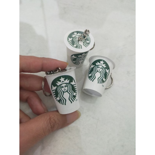 Ganci miniatur minuman cup/mie/starbuck/boba