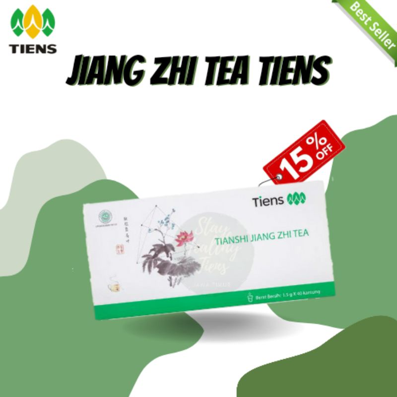 JIANG ZHI TEA TIENS 1 BOX|TEH PELANGSING BADAN|TEH DIET&DETOKS|TEH HIJAU|TANPAEFEKSAMPING|BESTSELLER