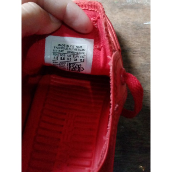 PRELOVED CONVERSE ORI//CONVERSE RUBER//