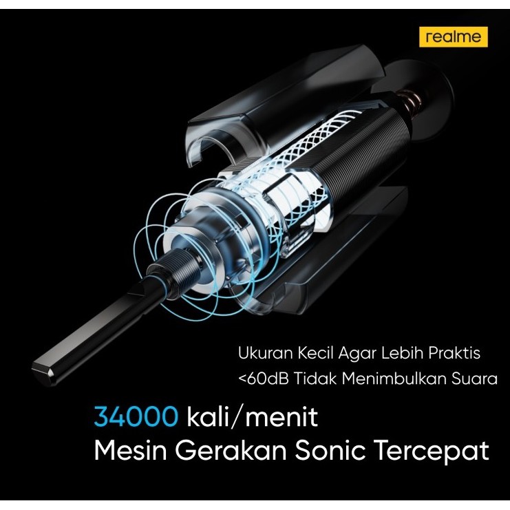 IOT REALME M1 SONIC ELECTRIC TOOTHBRUSH GARANSI RESMI