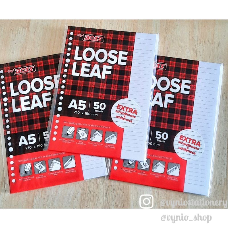 

LOOSE LEAF BIG A5 ISI 50 LEMBAR