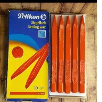 

(TERLARIS) Siegellack Sealing Wax Lak Merah Lak Bakar Lem Batu Akik Ceria shop