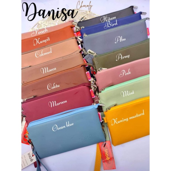 PUSAT GROSIR !!! DANISA BY INOE / POUCH DANISA COCOLY/ POUCH DANISA CALLISTA / DOMPET WANITA