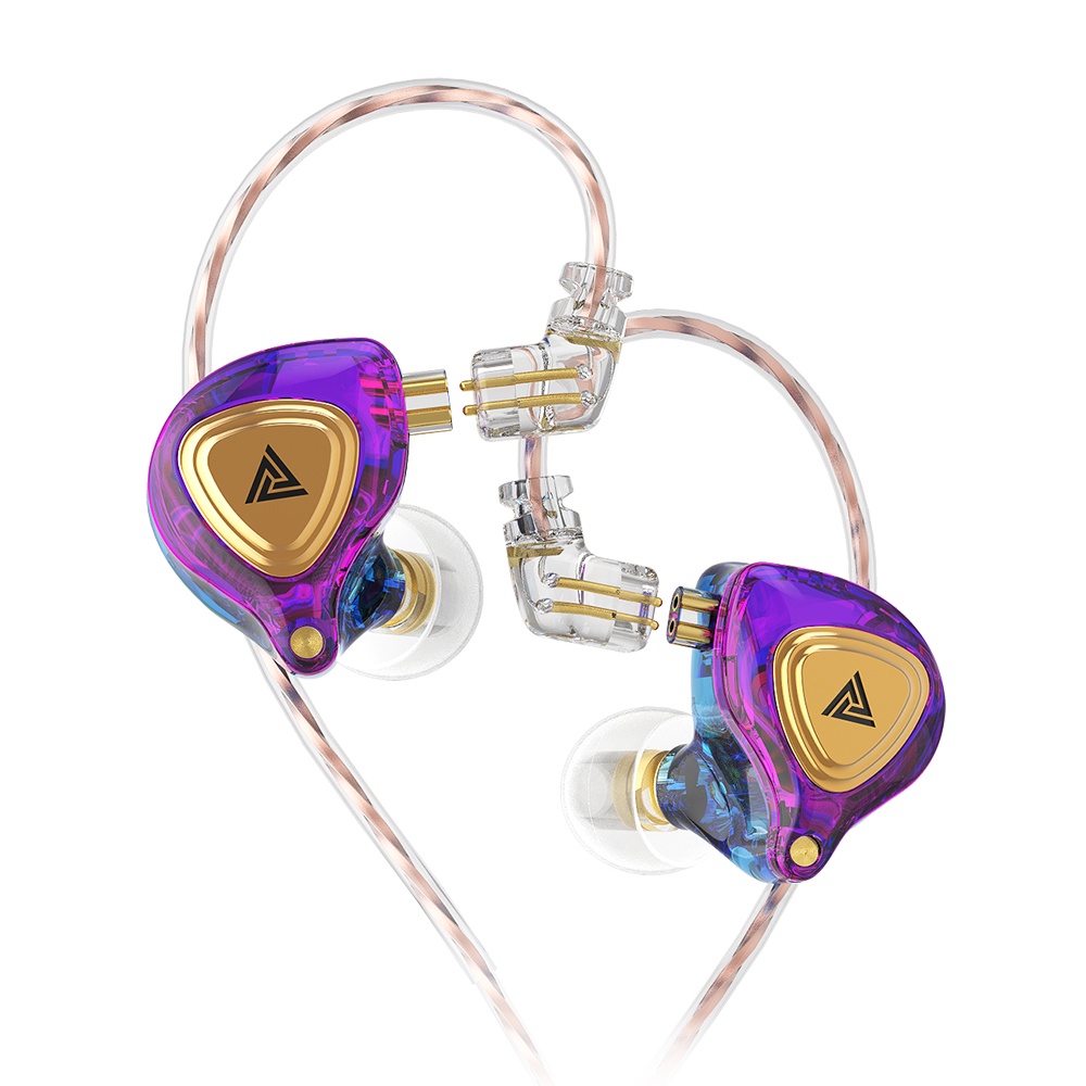 Qkz ZX3 Earphone In ear Sport Stereo Noise Canceling Dengan Kabel Bisa Dilepas QDC