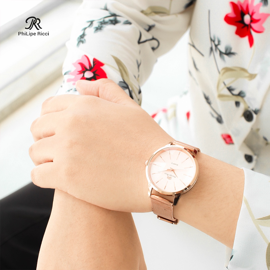 PhiLipe Ricci Jam Tangan Wanita Terbaru Analog Rantai Pasir 6007-5