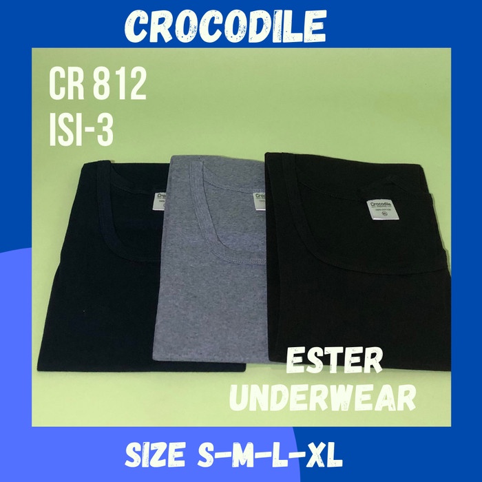 Kaos Singlet CROCODILE 812 WARNA ISI 3