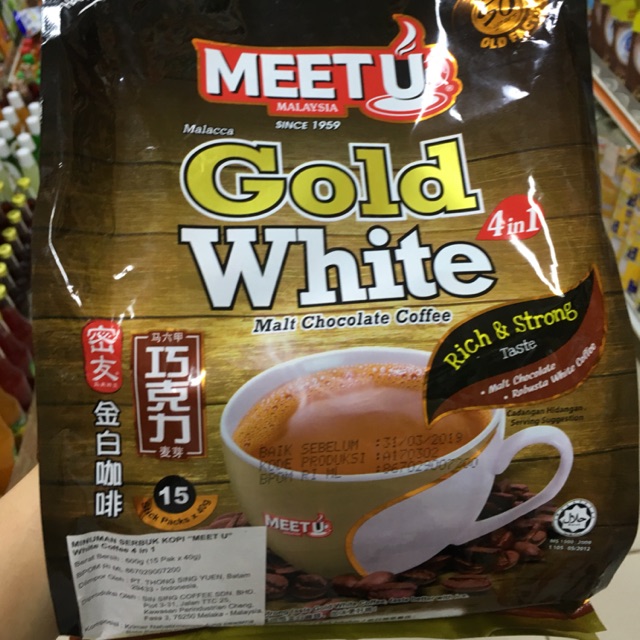 

Meet U Malt Chocolate Coffe 4in1