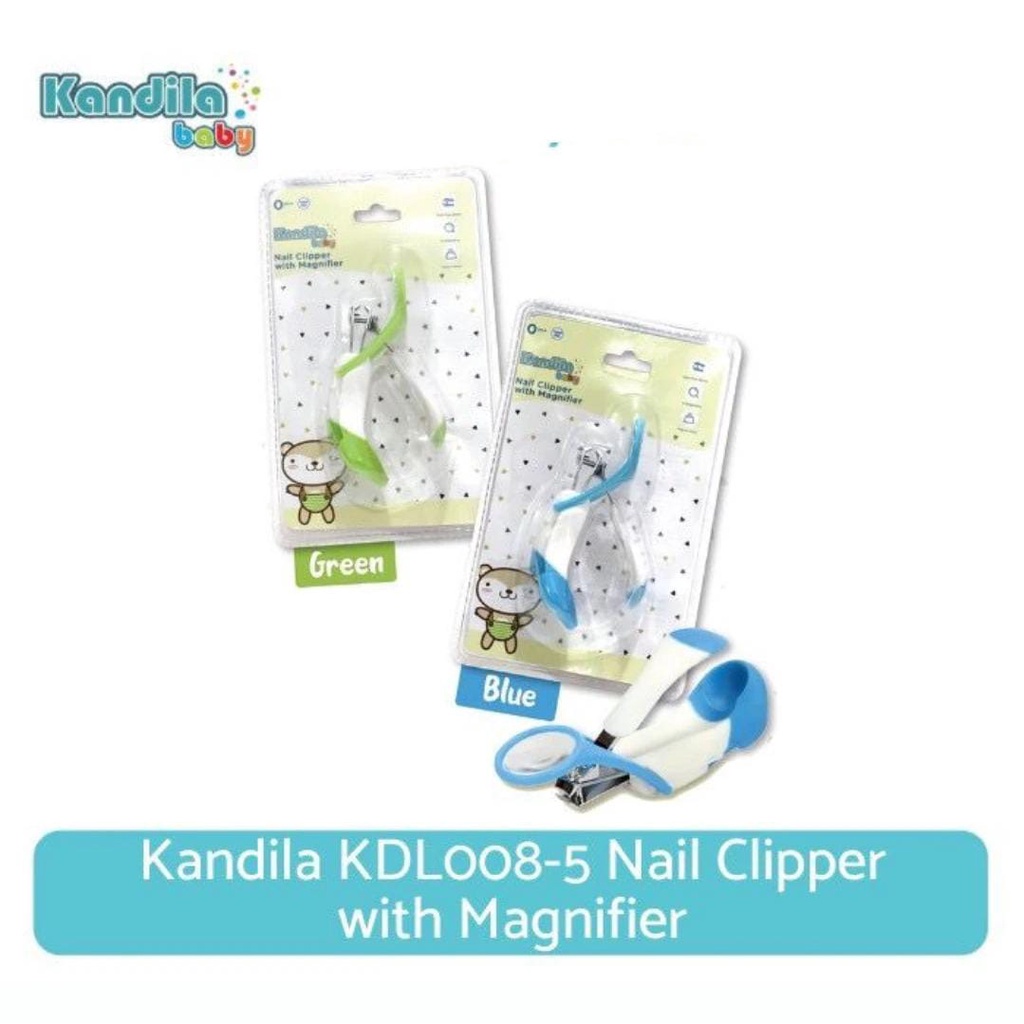 PERA686 KANDILA NAIL CLIPPER WITH MAGNIFIER GUNTING KUKU BAYI KDL008-5