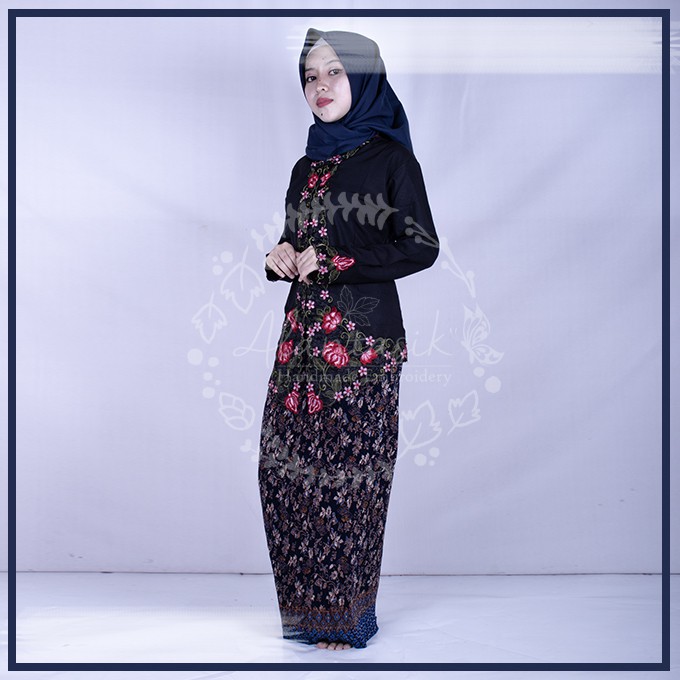 Alantasik - kebaya bordir BIG SIZE / UKURAN JUMBO / kabaya bunga / baju kabaya warna