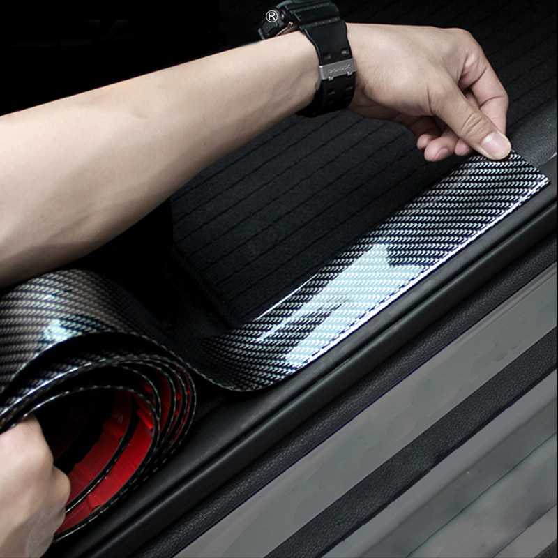 Stiker Vinyl Carbon Fiber Mobil 5 x 250 CM || Aksesoris Outdoor Barang Unik Murah Lucu - C38404