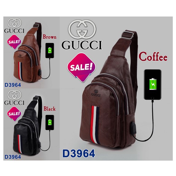 BAG GUCCI D3964 TAS PRIA TAS IMPOR TAS COWOK TAS BATAM