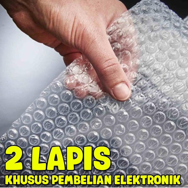 

EXTRA DOBEL BUBBLE WRAP Khusus Pembelian ELEKTRONIK