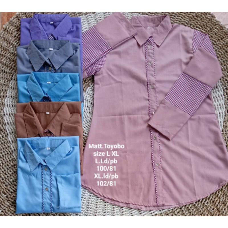 Tunik Santri Putri Toyobo |Tunik Santri |Atasan Santriwati | Atasan Santri Putri | Tunik Santriwati 