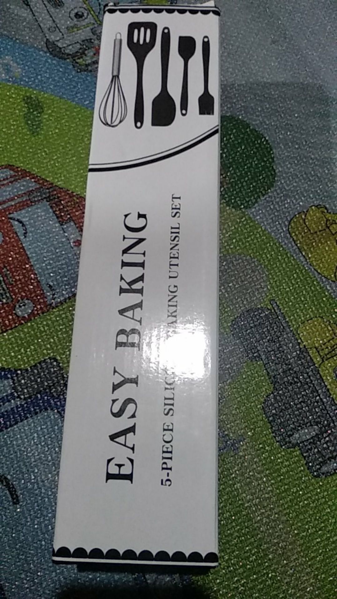 Freemir Set (5 In 1) Peralatan Masak Resistant Sillicon Kitchen Utensil Pengocok Telur Kue Spatula