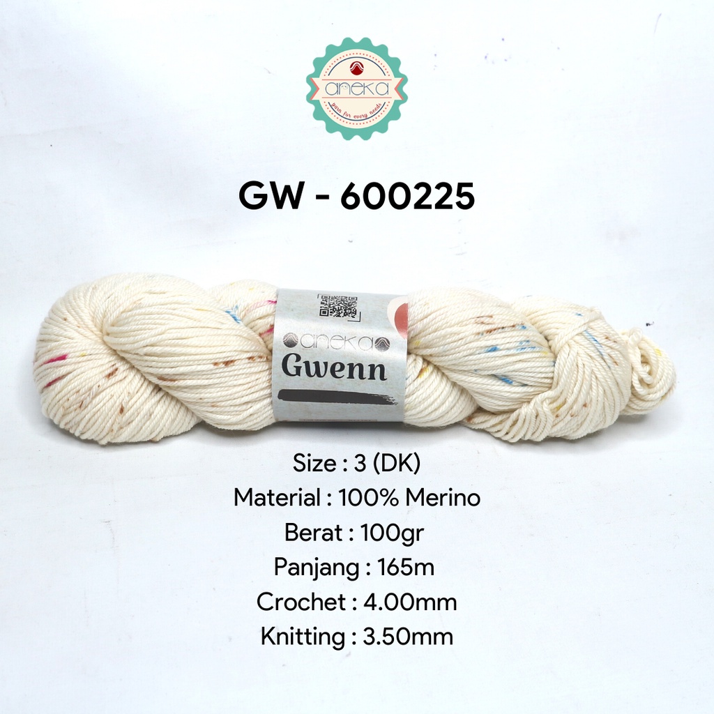 Benang Rajut Gwenn Yarn / Merino - Premium - 600225