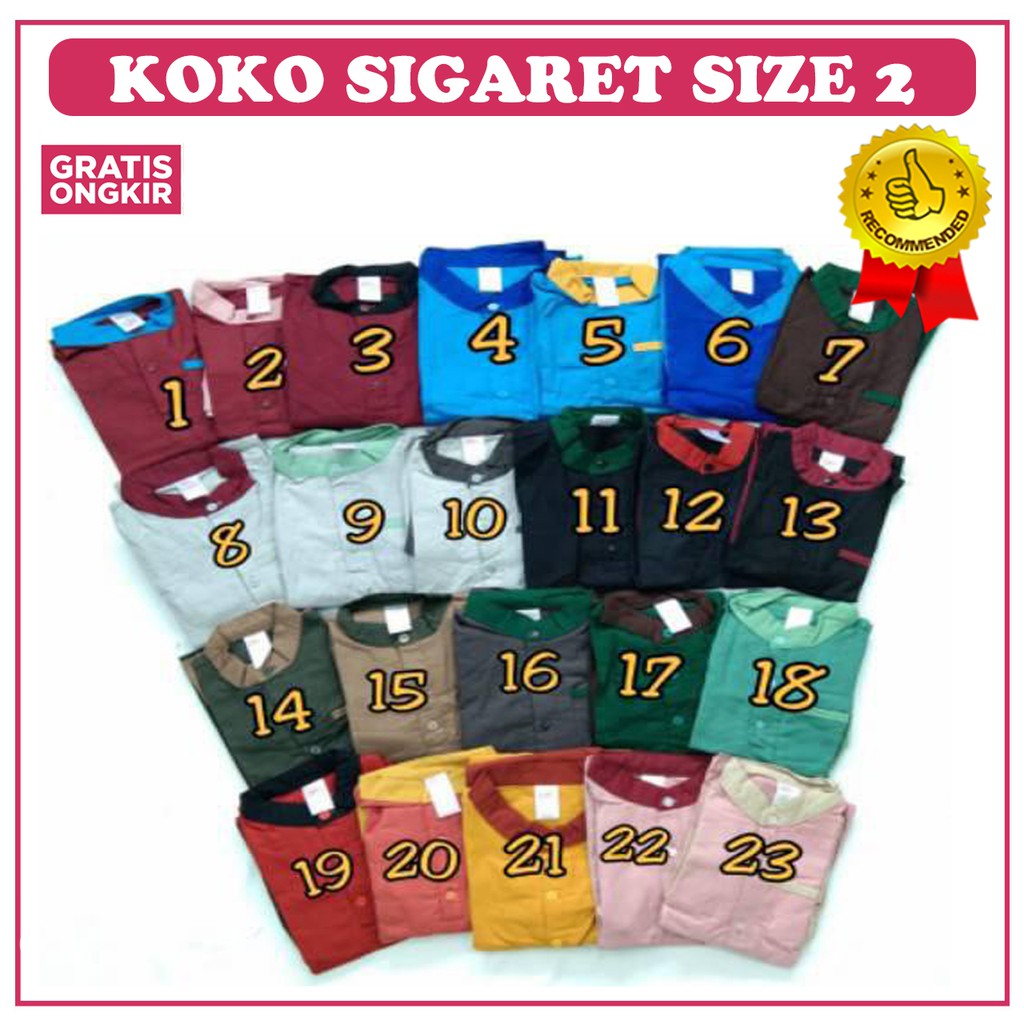 KOKO ANAK BOBOKIDS SIGARET / KOKO ANAK / SETELAN KOKO ANAK LAKI-LAKI / KOKO ANAK SIGARET