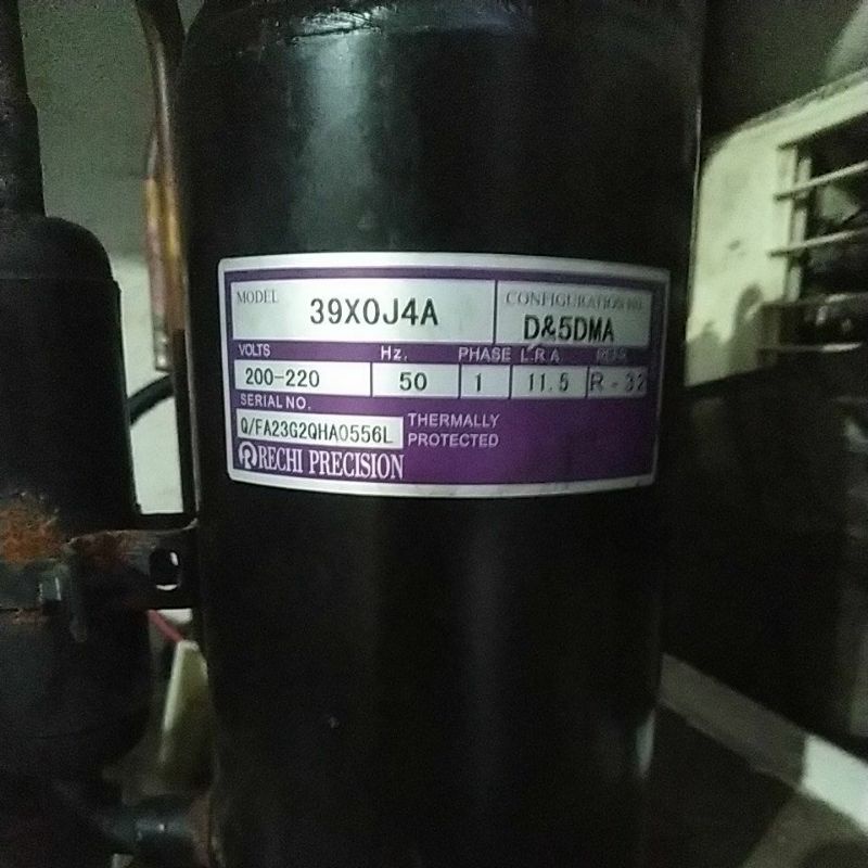kompresor compresor ac bekas merek Sharp /Daikin rechi precision 1/2 pk R32