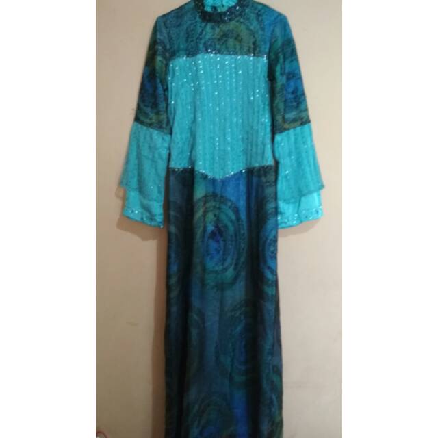 DRESS HIJAU TOSCA