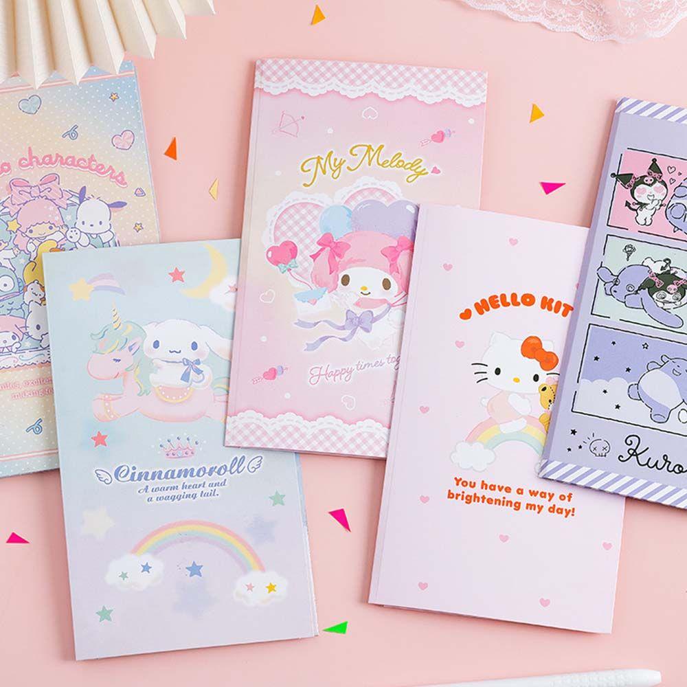 Mxbeauty Stiker Kartun Set Kuromi My Melody Stiker Hias Hadiah Siswa Foto Cinnamoroll Dekorasi Akun Tangan