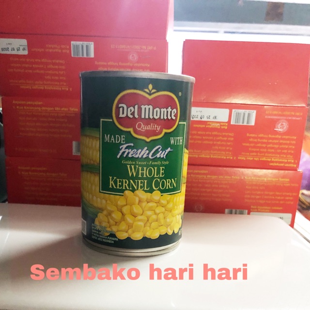

Jagung manis kaleng delmonte @1pcs