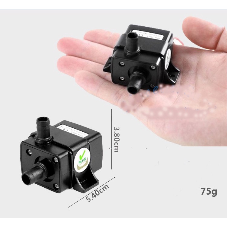 Brushless Subsible Water Pump 367 Ultra quiet DC 12V 3M 240L/H (8041)