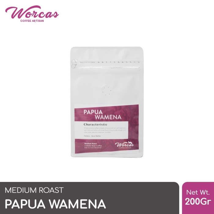 

Kopi-Biji- Kopi Arabica Papua Wamena 200 Gram Medium Roast (Biji/Bubuk) - Kopi Biji -Biji-Kopi 750