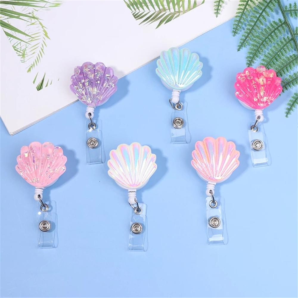 [Elegan] Id Badge Holder Kartu Kerja Tahan Lama Card Holder Klip ID Card Name Tag Holder Kartu Nama Pasokan Sekolah