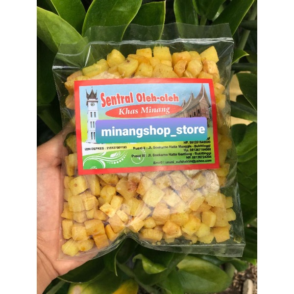 

250grm TERLARIS KRUPUK DAKAK-DAKAK/CINCANG KUNYIT/ASLI BUKITTINGGI