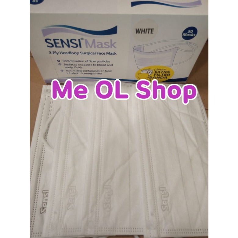 MASKER SENSI HEADLOOP HIJAB ISI 50 PCS