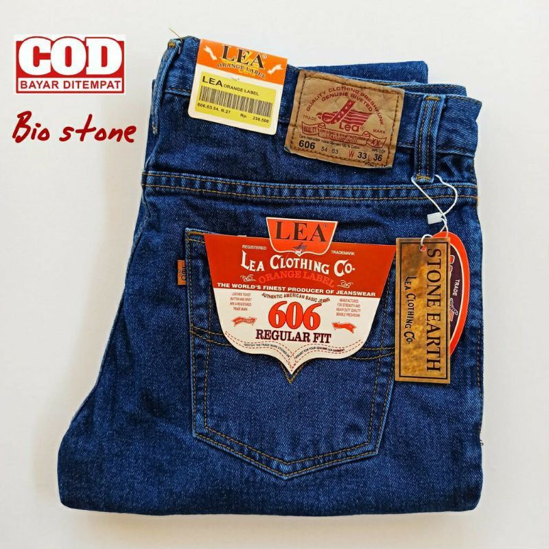 CELANA JEANS PRIA/CELANA LEA STANDAR/DENIM/REGULER/ORIGINAL/CELANA PANJANG PRIA/BASIC/27-38