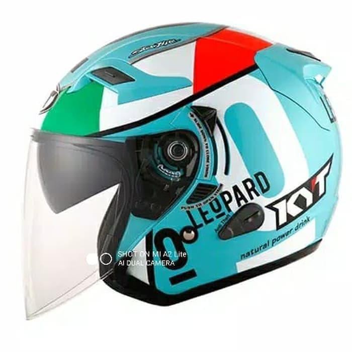 HELM KYT VENOM OPEN SE MOTIF LEOPARD LOCATELLI accessories