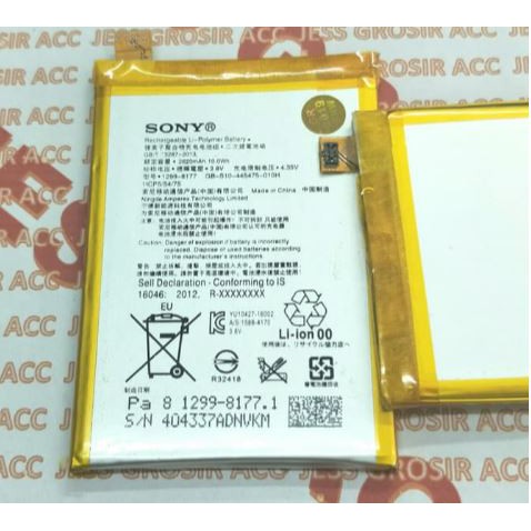 Battery Batre Baterai SONY Xperia X , F5121 , F5122 , LIS1621ERPC