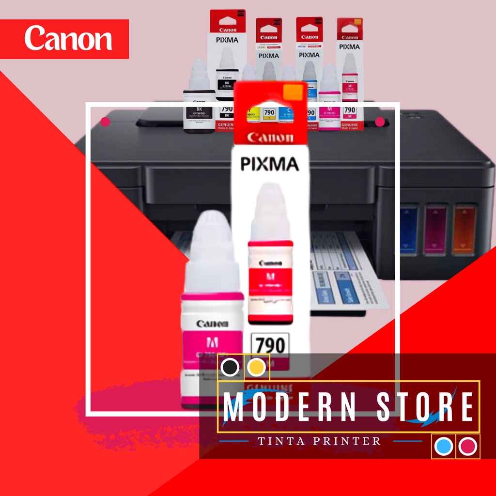 Tinta printer canon pixma 790 Magenta  SERIES G1010 G2010 G1000 G2000 G3000 G4000 G3010 G4010