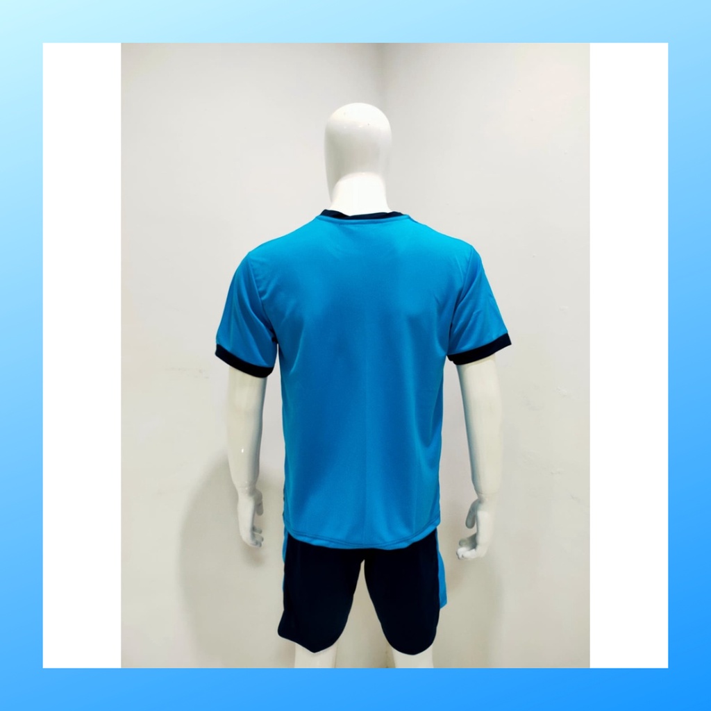 jersey futsal pria kaos sepak bola baju dan celana setelan wanita dewasa t-shirt outfit seragam jarsey kostum olahraga pakaian apparel print sport jersy soccer casual jersi suit NK160 turqis