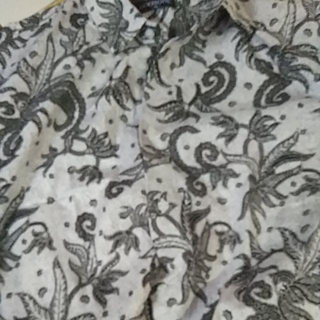 Kemeja Batik Pria Lengan Panjang Bl42 Katun Motif Modern Dixmont Semi Slimfit Premium