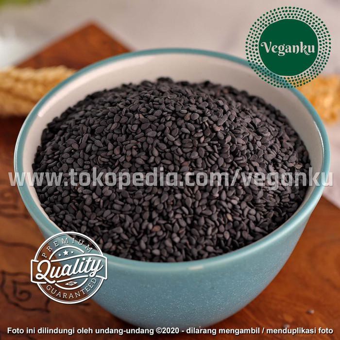 

Veganku - Premium Biji WIJEN HITAM 100gr Organik Black Sesame Mentah