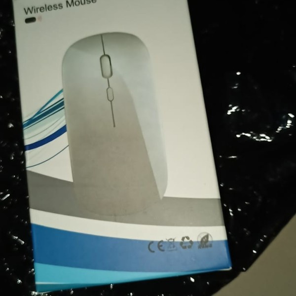 Mouse Wireless Slim Silent Led Recharge