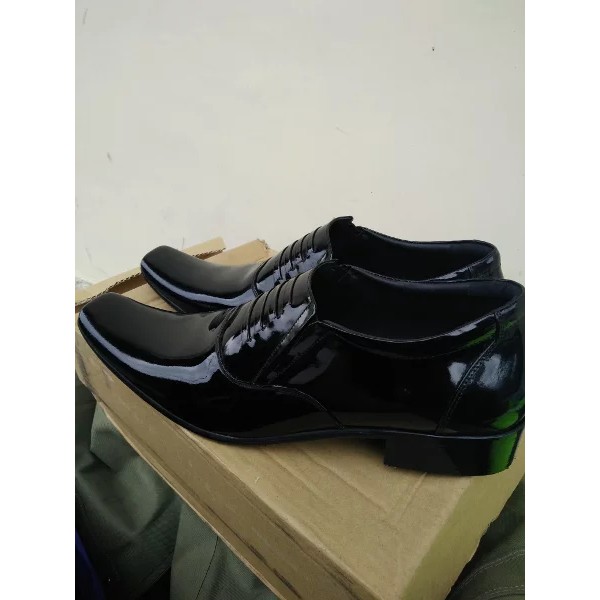 SEPATU PDH POLKI/SEPATU PDH KULIT MODEL ALADIN DENAWARI