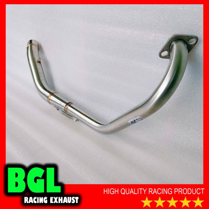 Pipa leher knalpot racing Vixion New /Vixion Old bending stainless