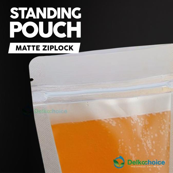 STANDING POUCH | TRANSPARANT BURAM 10 X 17