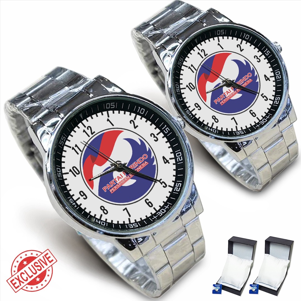 Jam Tangan Rantai Couple PARTAI PERINDO (Nice)