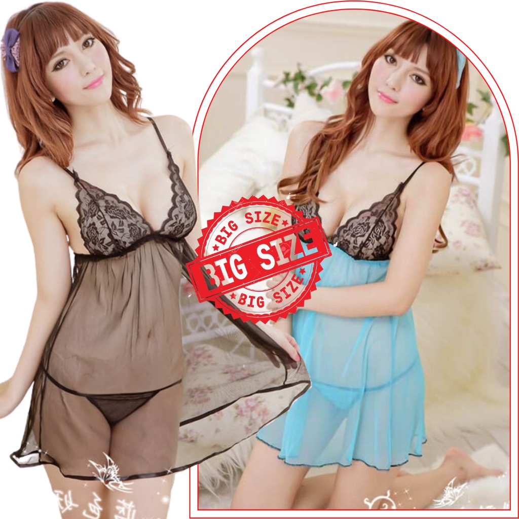 Jual Lingerie Sexy Big Size Jumbo S M L Xl Xxl Xxxl Pakaian Tidur