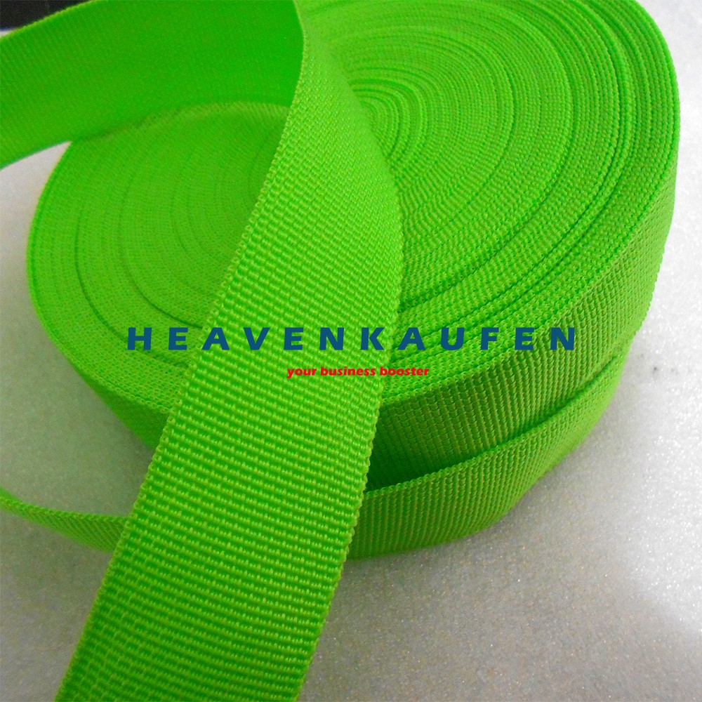 Webbing Tas Lebar 3,8 cm Warna Hijau Pupus / Hijau Muda Harga Per Meter