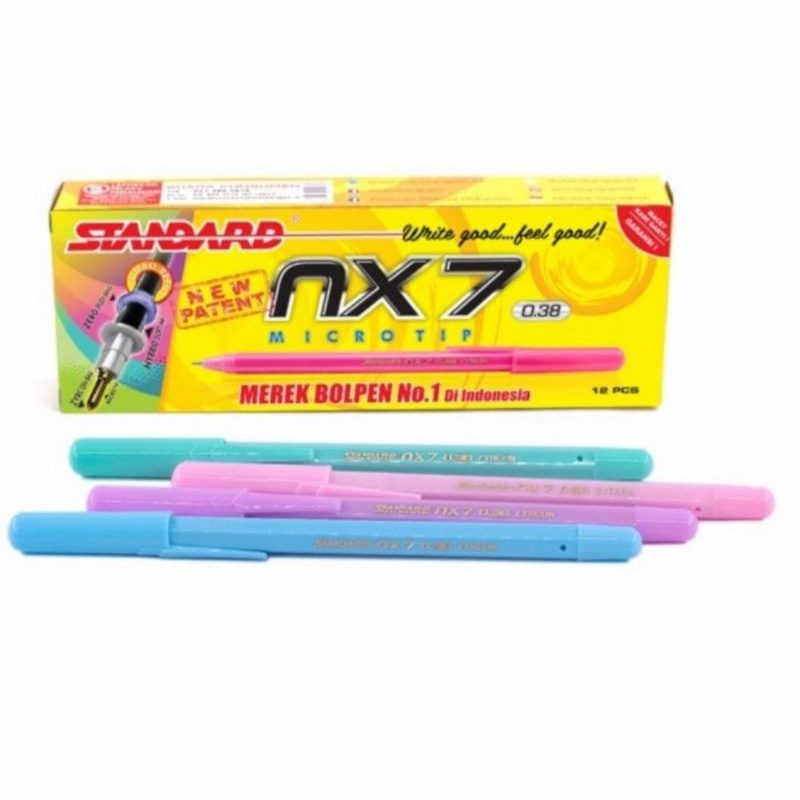 

STANDARD PEN NX7 ISI 12PCS-HITAM