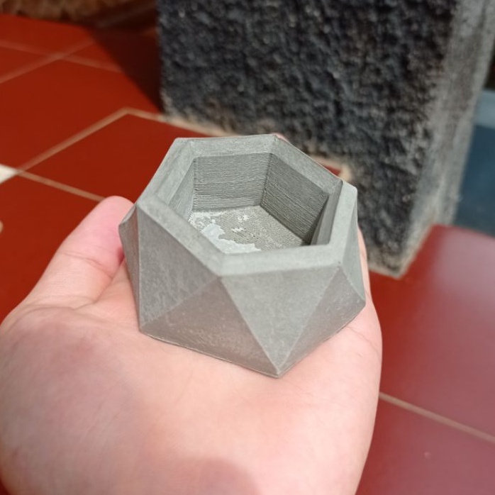 Pot Semen Hexagonal Mini