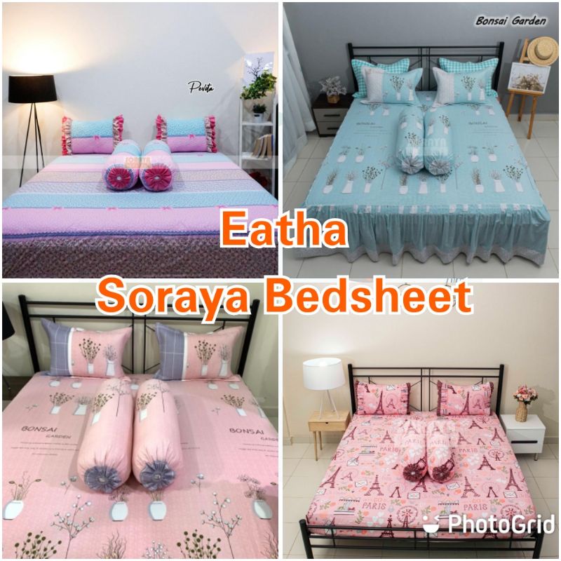 Eatha Sprei soraya bedsheet Type Karet 180x200x30